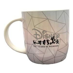 Disney 100 Yrs Of Wonder Mickey & Minnie Ceramic Mug Made For Giunti Italy HTF